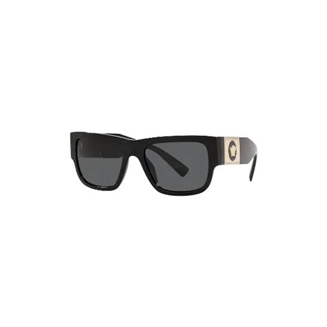 Versace Man Sunglasses Black Frame, Dark Grey Lenses, 60MM